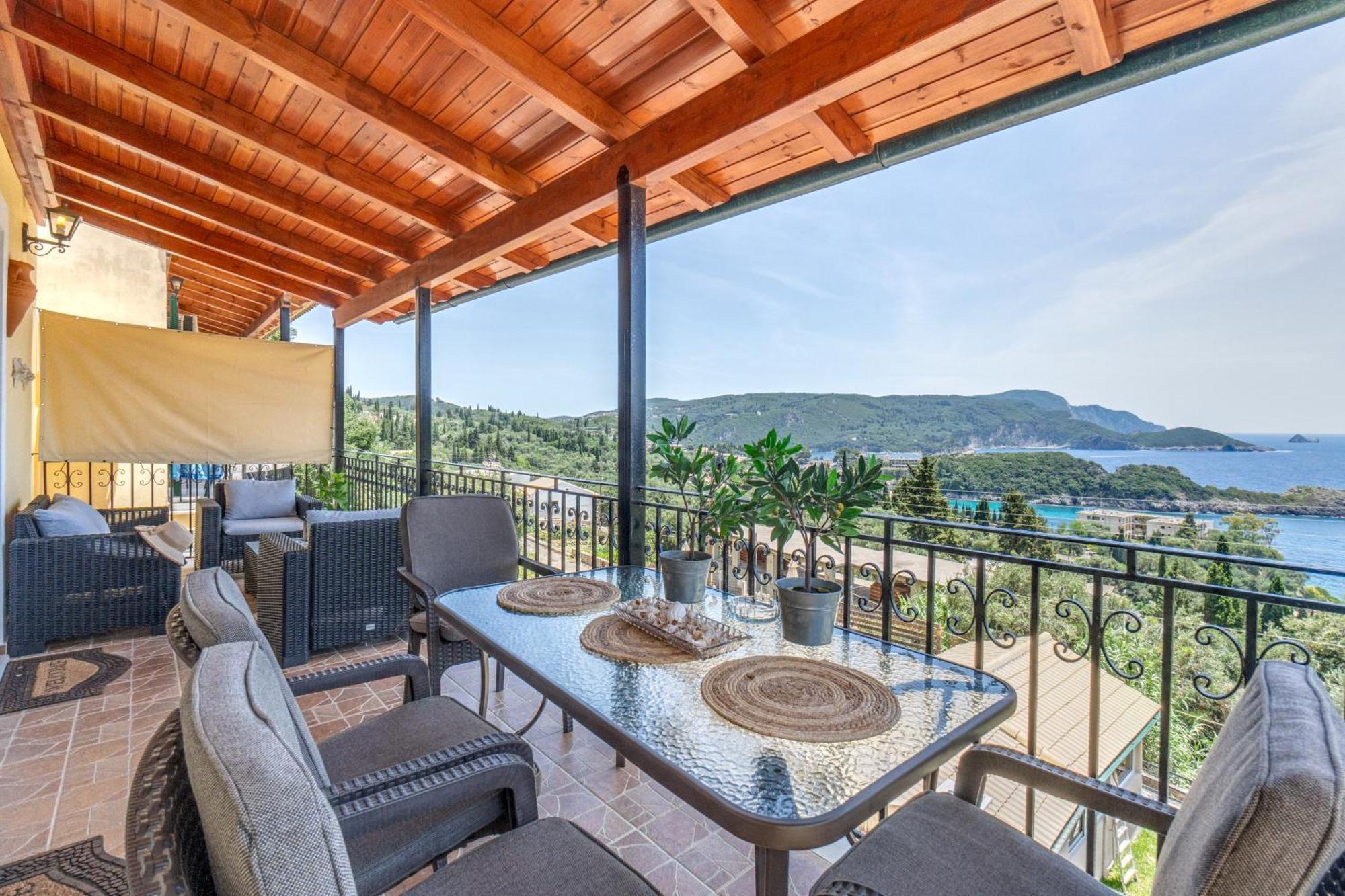 Villa Angela Panorama à Paleokastrítsa Extérieur photo