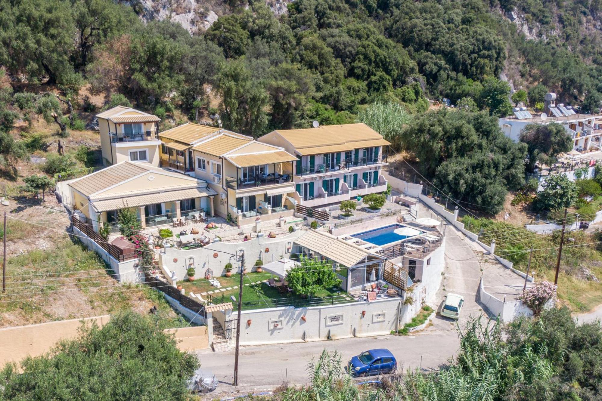 Villa Angela Panorama à Paleokastrítsa Extérieur photo