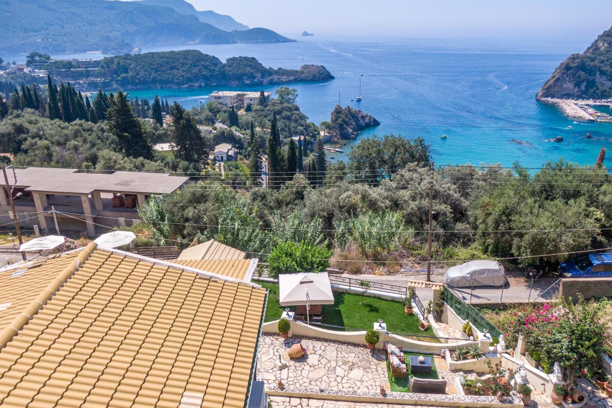 Villa Angela Panorama à Paleokastrítsa Extérieur photo