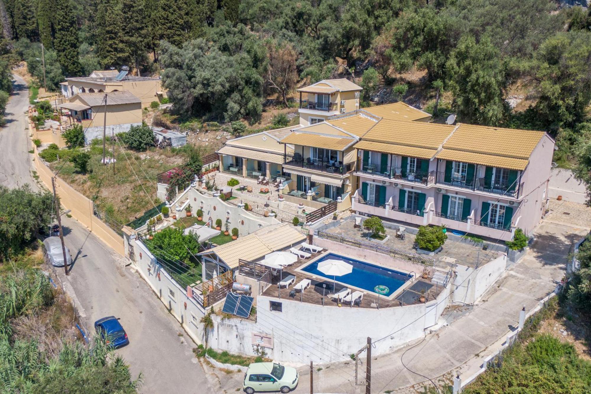 Villa Angela Panorama à Paleokastrítsa Extérieur photo