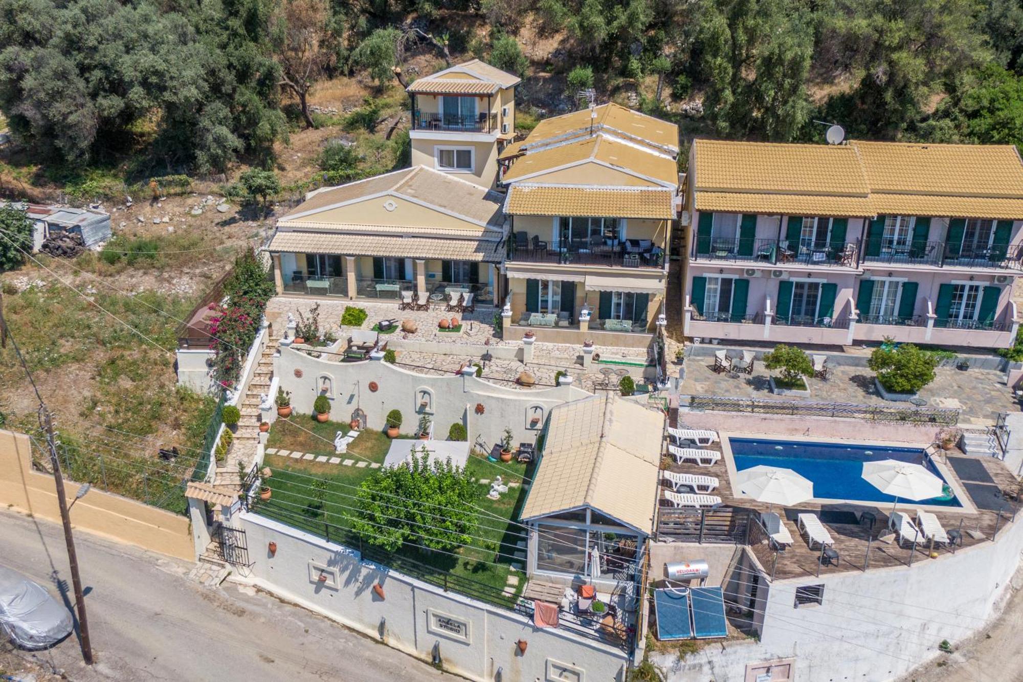 Villa Angela Panorama à Paleokastrítsa Extérieur photo